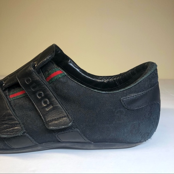 Gucci Leather Sneakers with Velcro - Picture 5 of 10